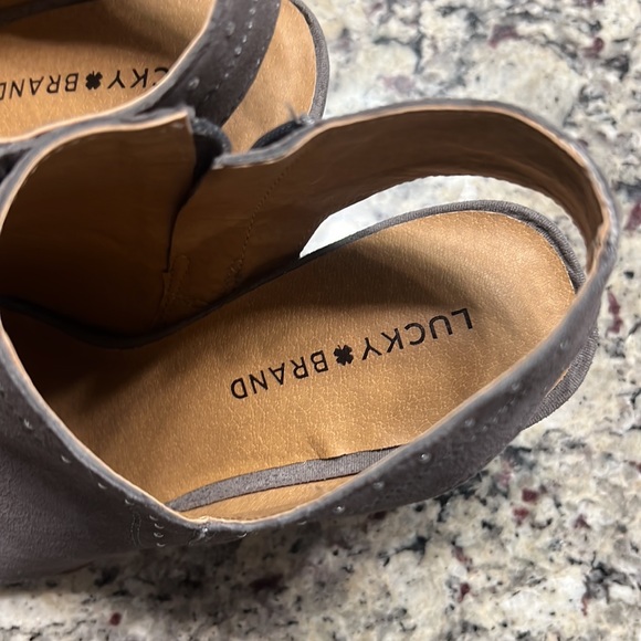 Lucky Brand Gray Wedges - Picture 2 of 5